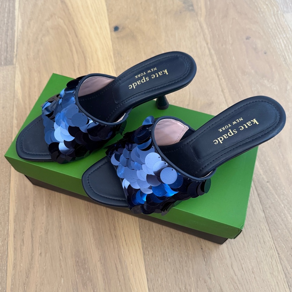 Kate Spade Malibu Sequin Sandals 💙